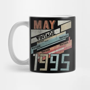 Born In MAY 1995 250th Years Old Retro Vintage Birthday Mug